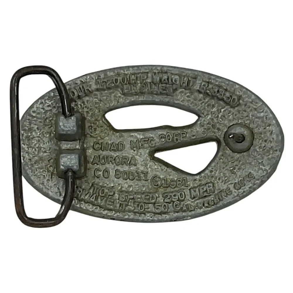 Boeing B29 Superfortress Belt Buckle 1981‎ Mens Vintage Collectible